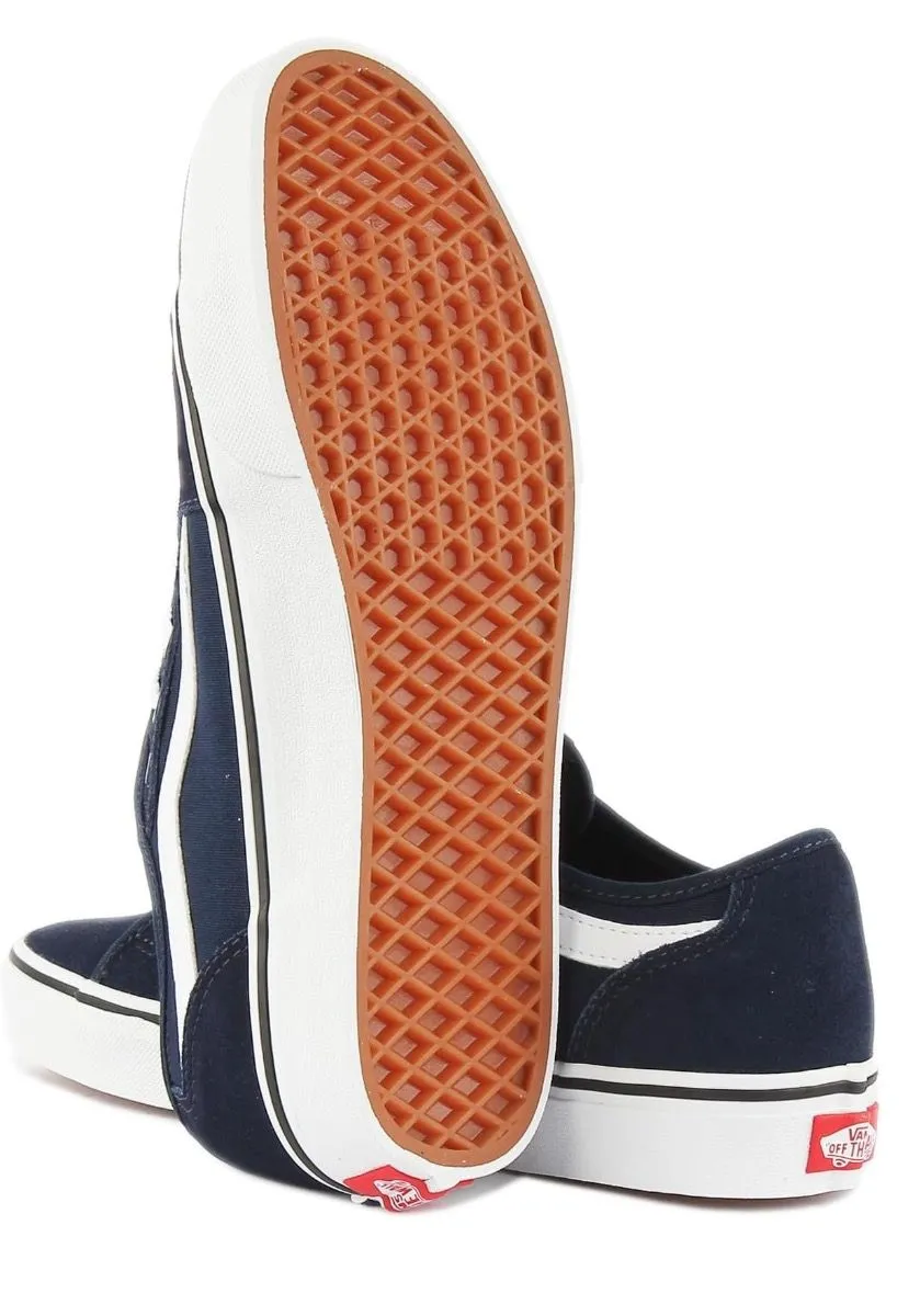 Dress Blue White VANS Filmore Decon Suede Trainers