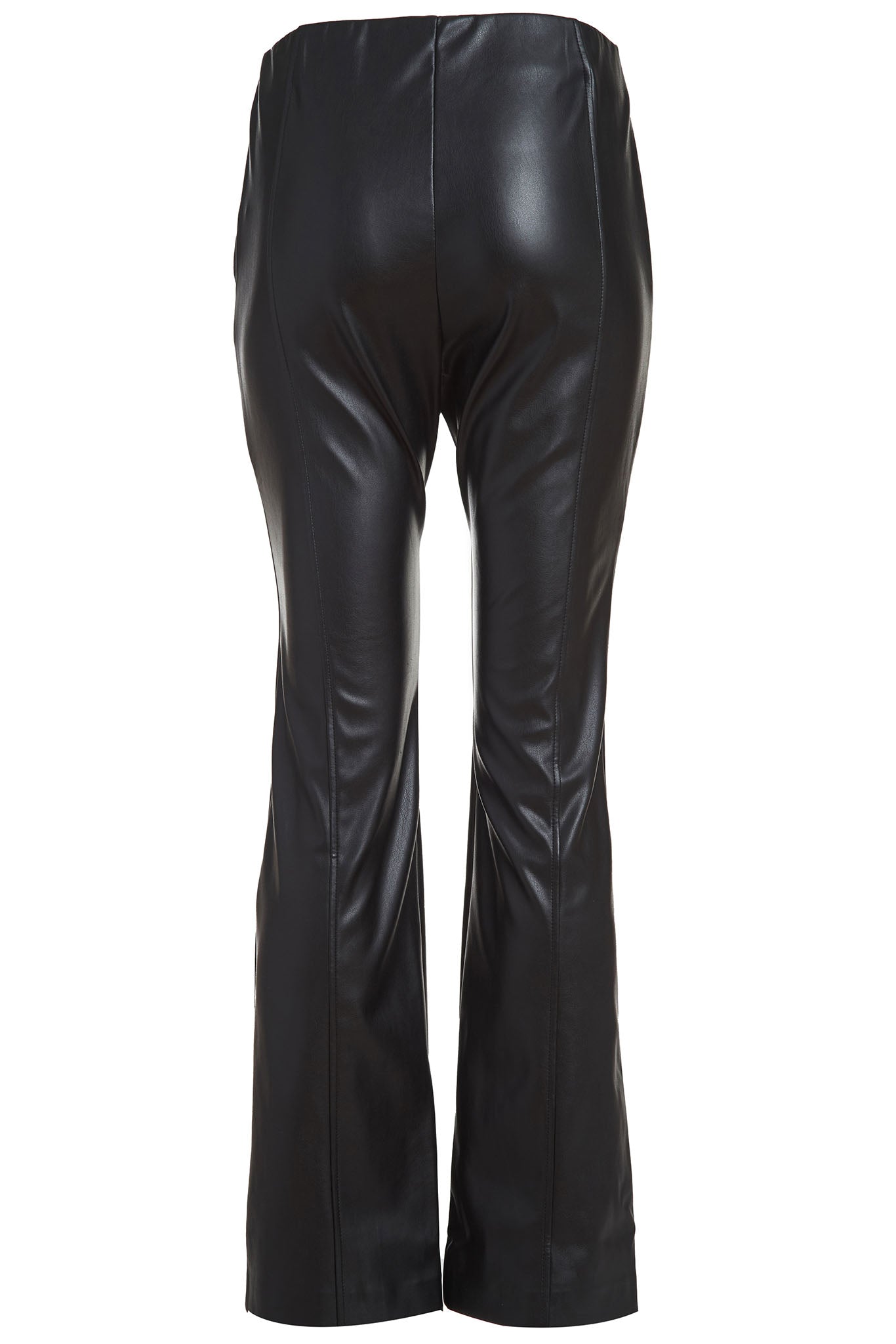 Vegan Leather Flare Leg Pant - The Harrison | Stretch & Comfortable