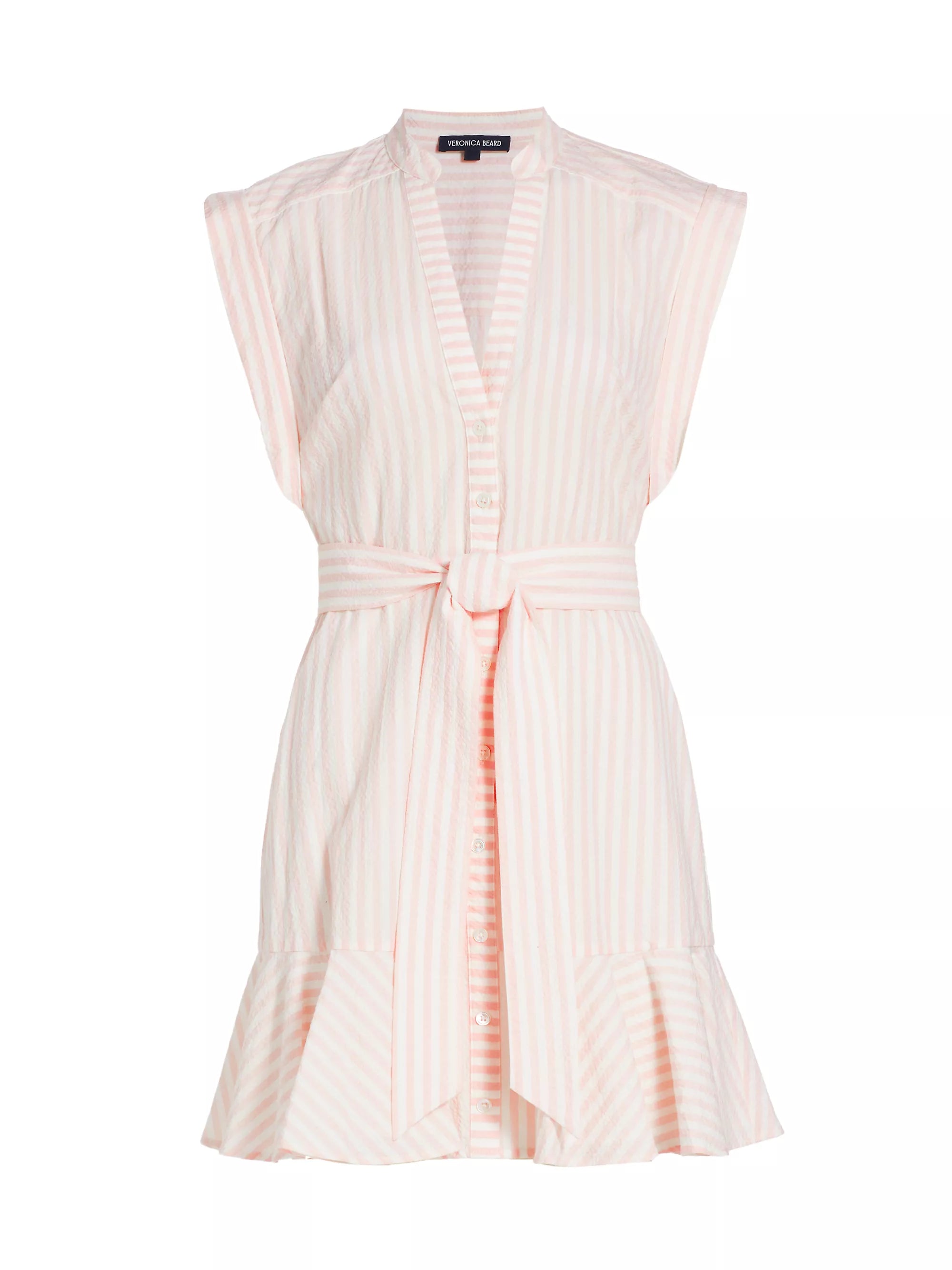 Veronica Beard Avella Dress Pink White