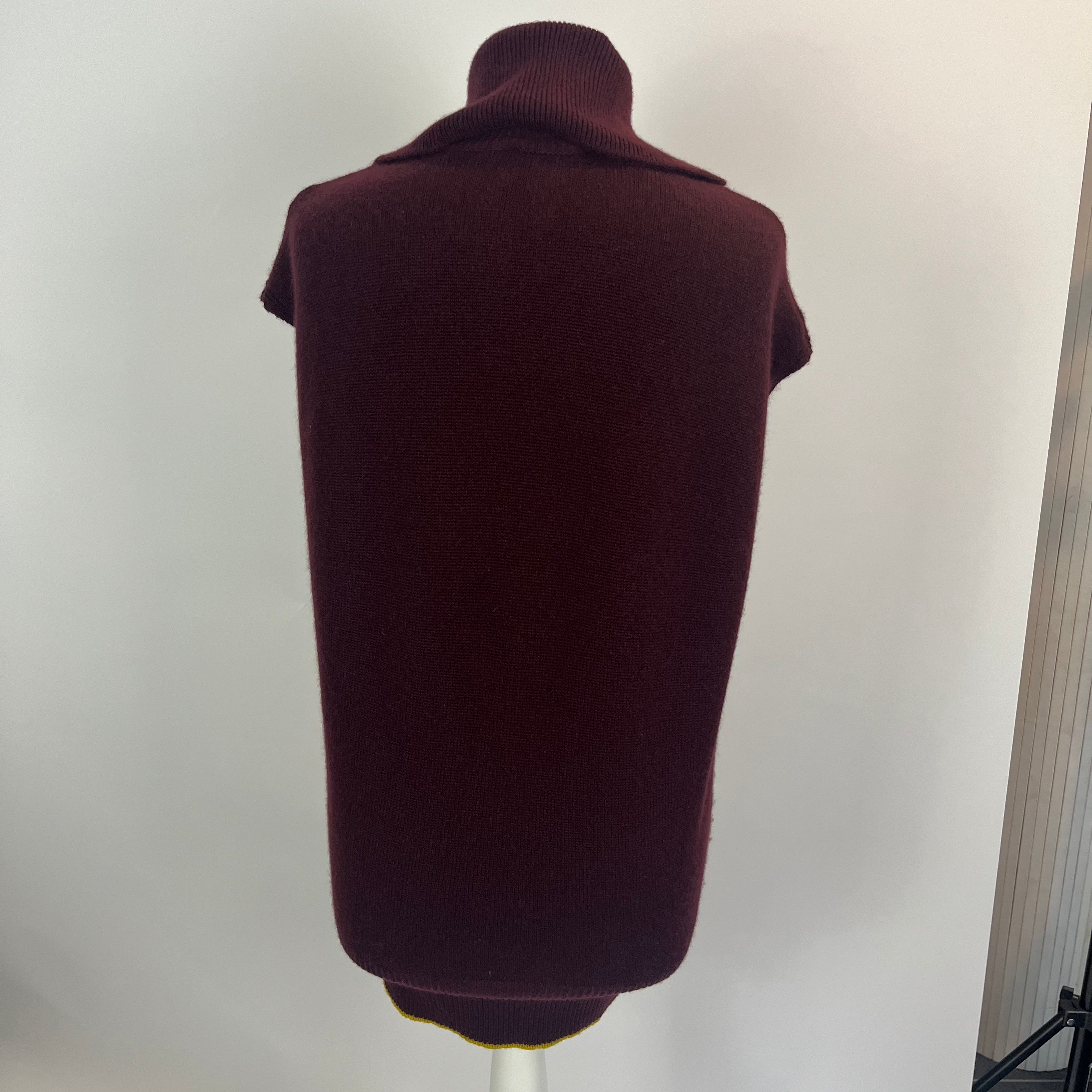 Victoria Beckham Berry Cashmere Sleeveless Sweater (Size S)