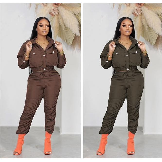 Vintage Buttoned Top and Pant Set - Shop Now!