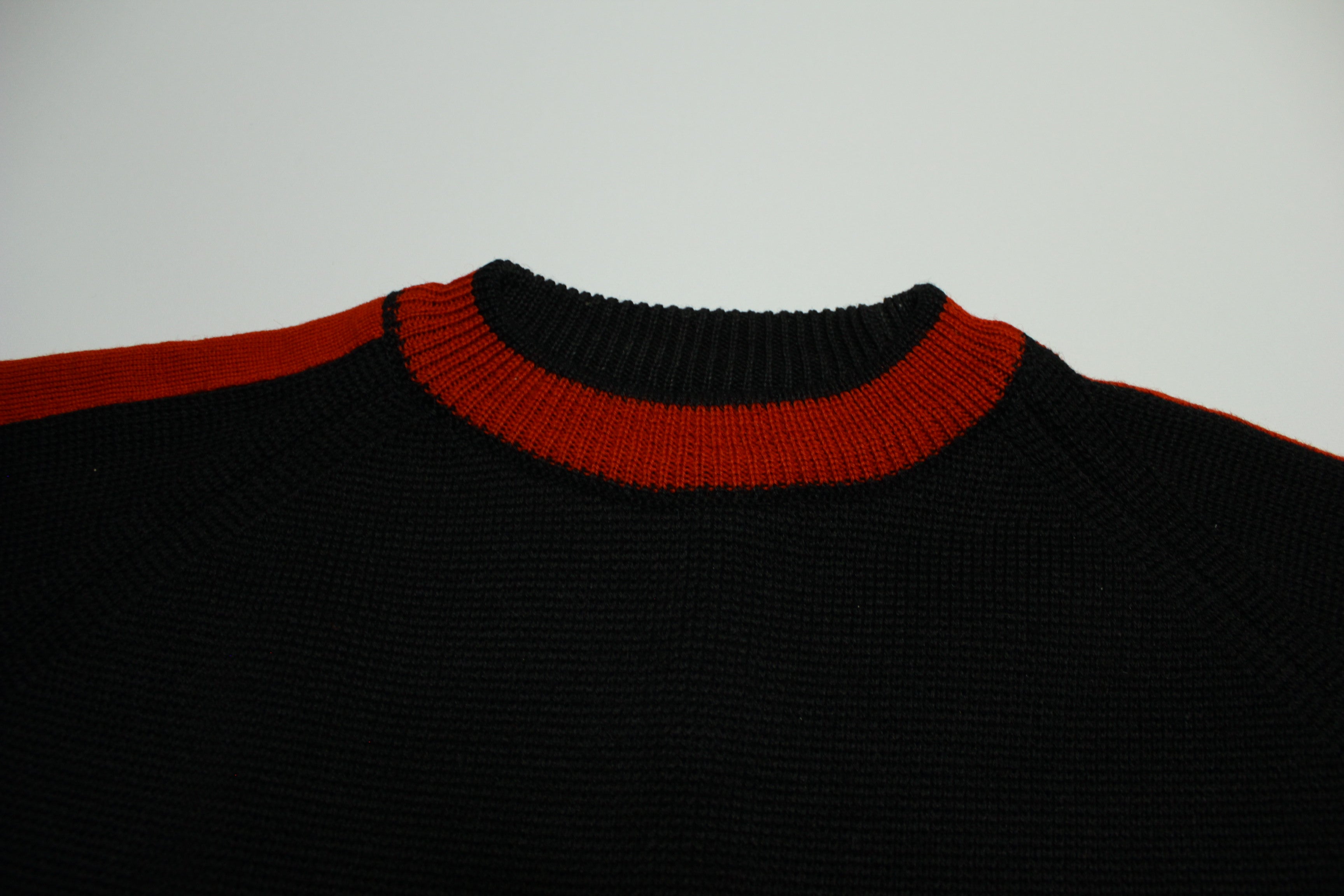 Von Scheven 80's Ski Striped Wool Sweater, Vintage Pure Wool Sweater