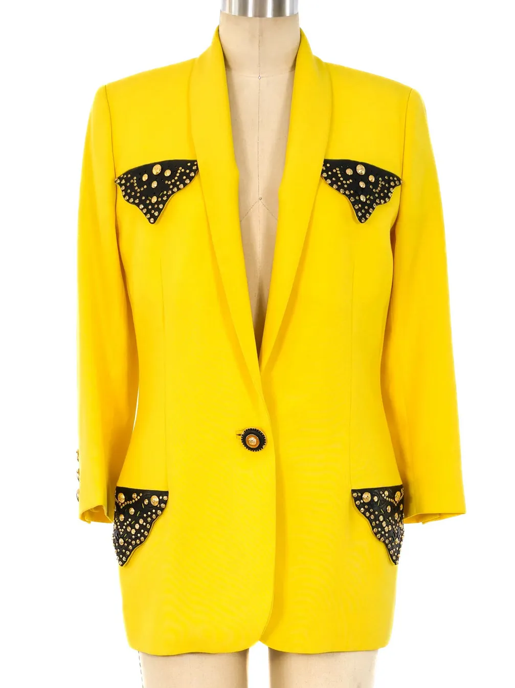 western inspired jacket by 1992 Gianni Versace Canary