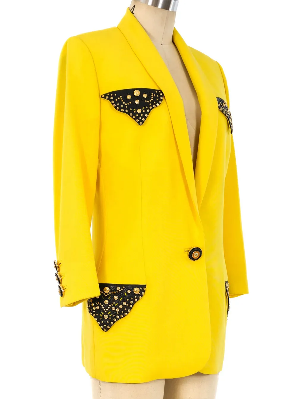 western inspired jacket by 1992 Gianni Versace Canary