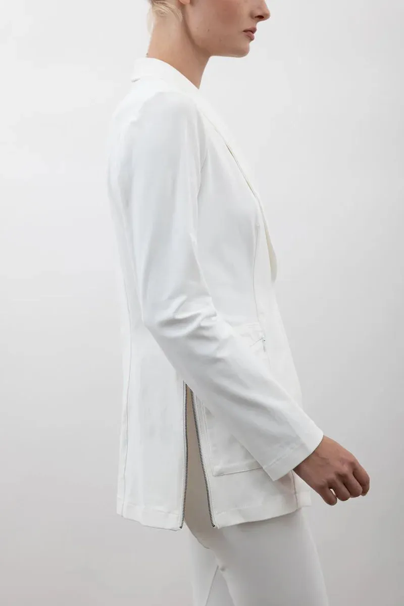 White Valbella Tech Stretch Blazer