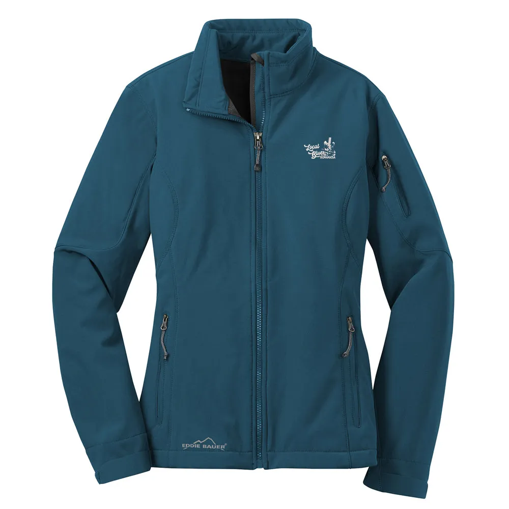 Women Local Blues Eddie Bauer Soft Shell Jacket