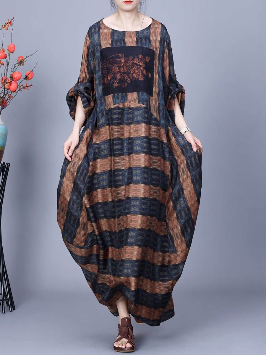 Women Striped Maxi Dress CO1035