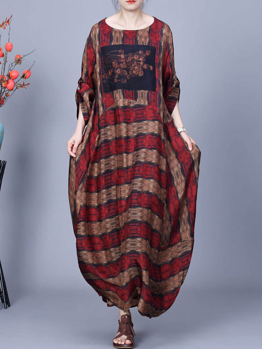 Women Striped Maxi Dress CO1035