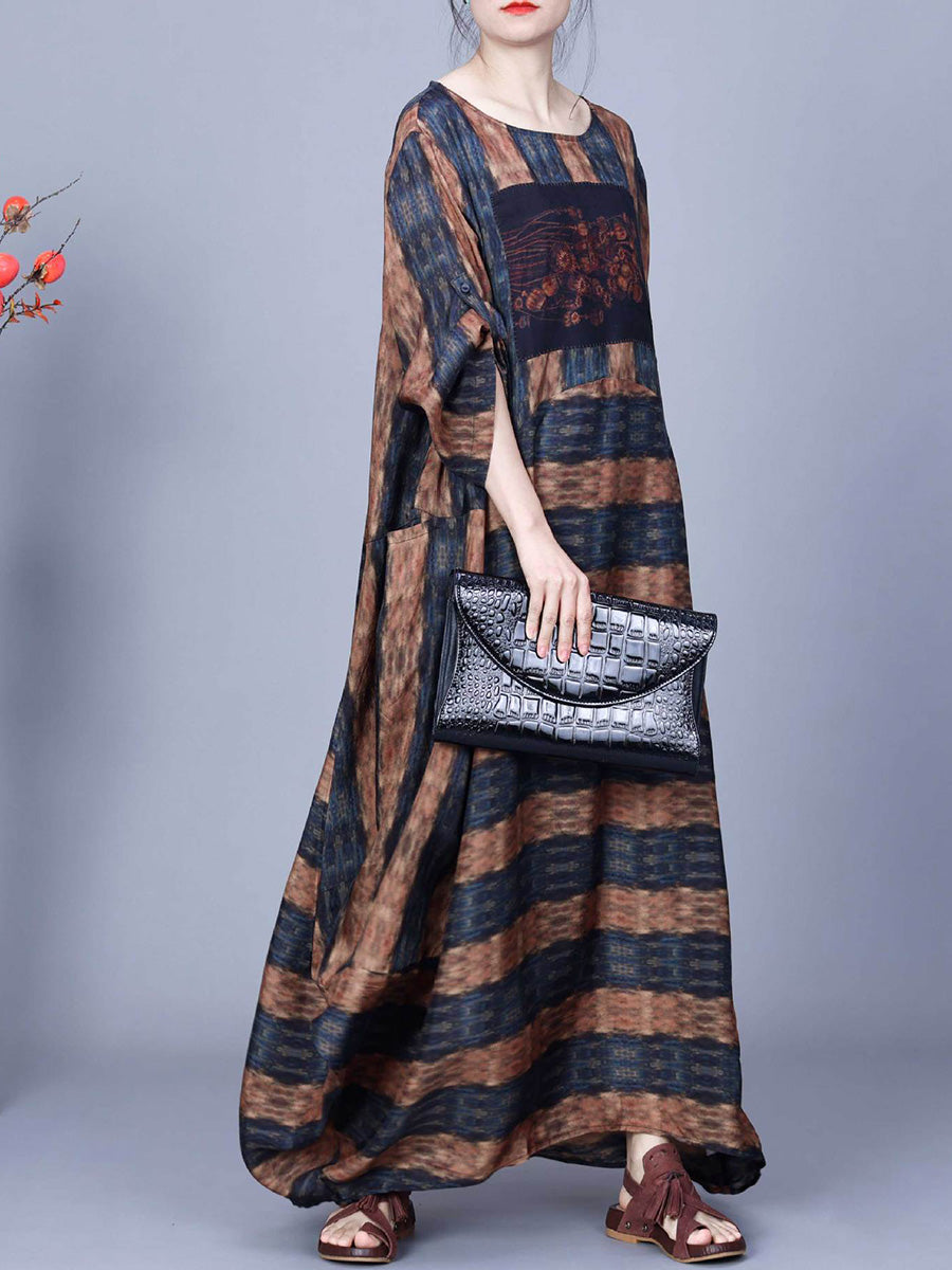 Women Striped Maxi Dress CO1035