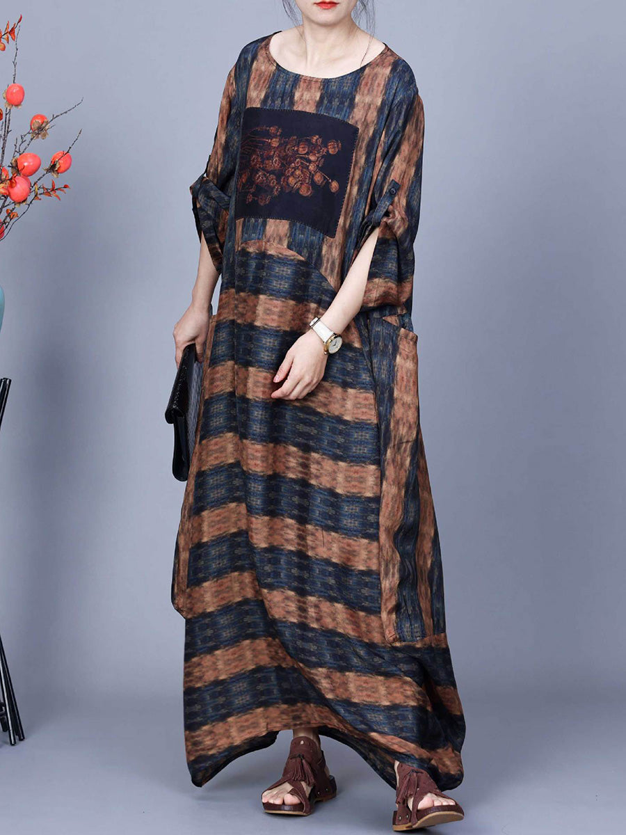 Women Striped Maxi Dress CO1035