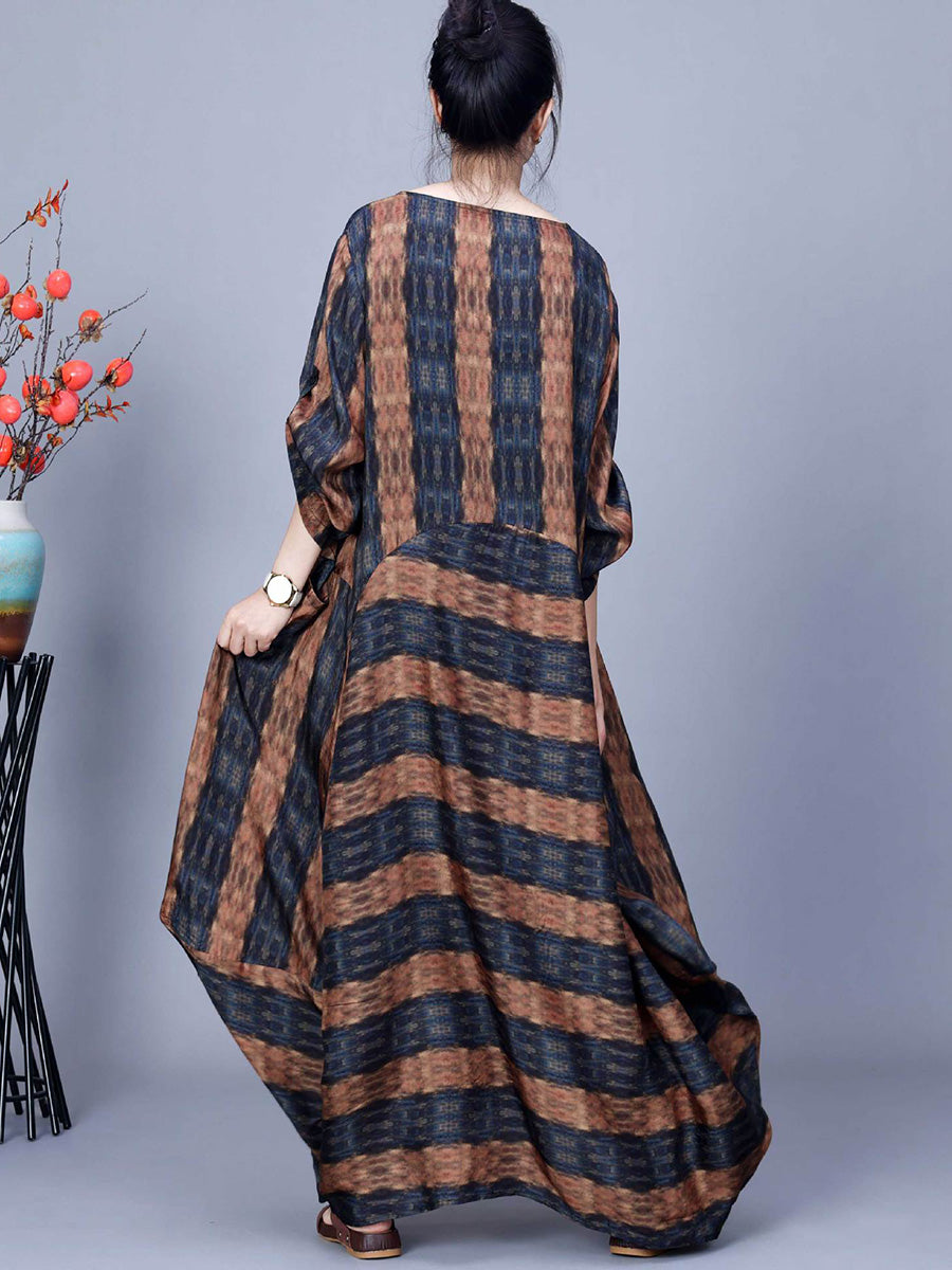 Women Striped Maxi Dress CO1035