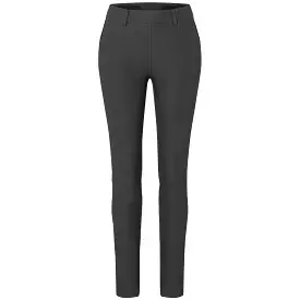 Women's Black Slim Fit Cotton Warm Treggings - 2024