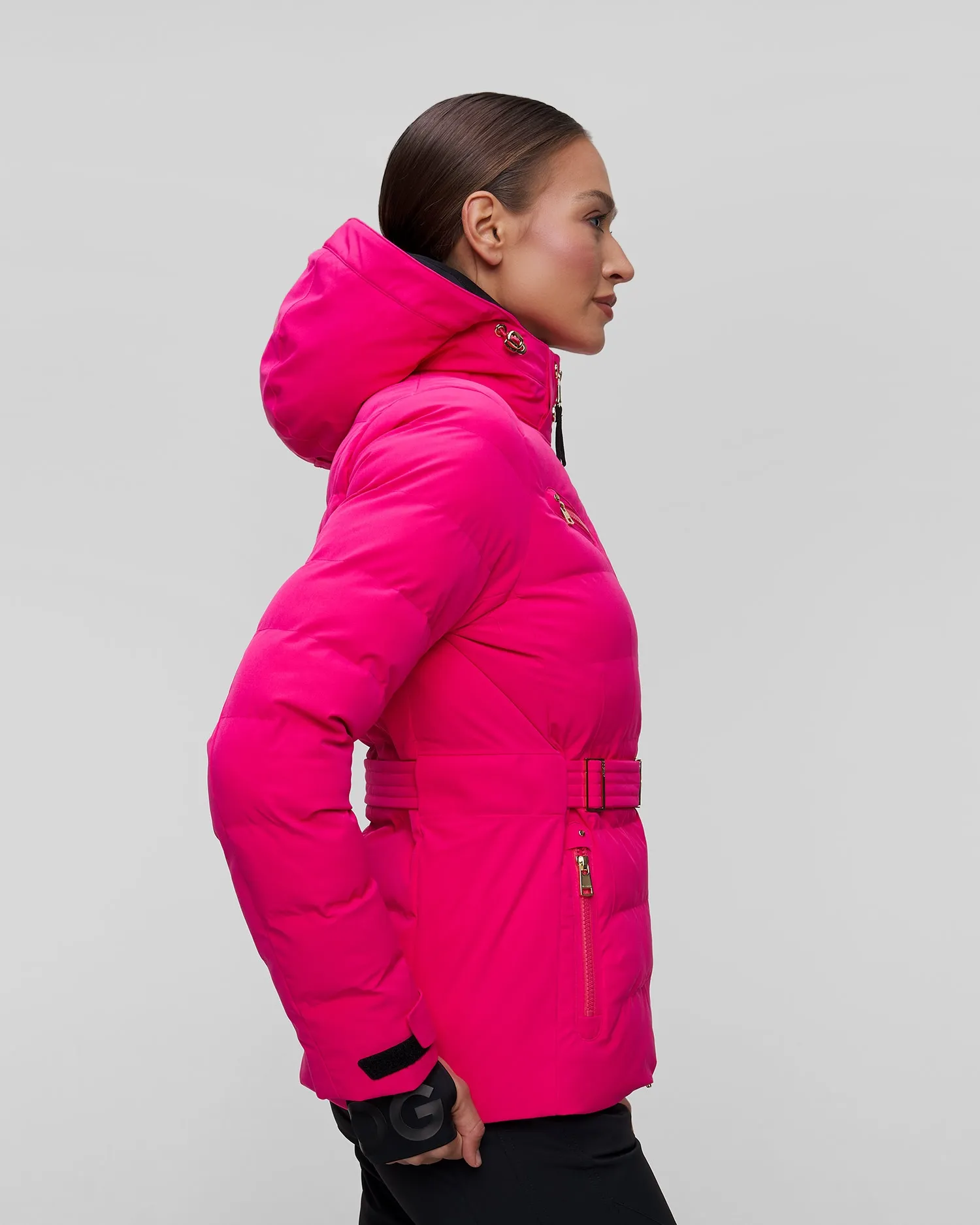 Womens pink ski jacket BOGNER Ellya1-T 31884816-656