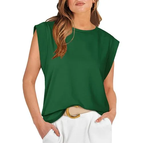 Women's Short Sleeve Solid Color T-Shirts Casual