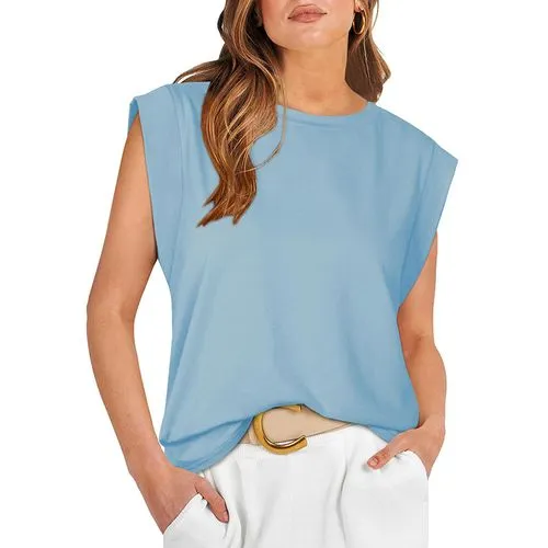 Women's Short Sleeve Solid Color T-Shirts Casual