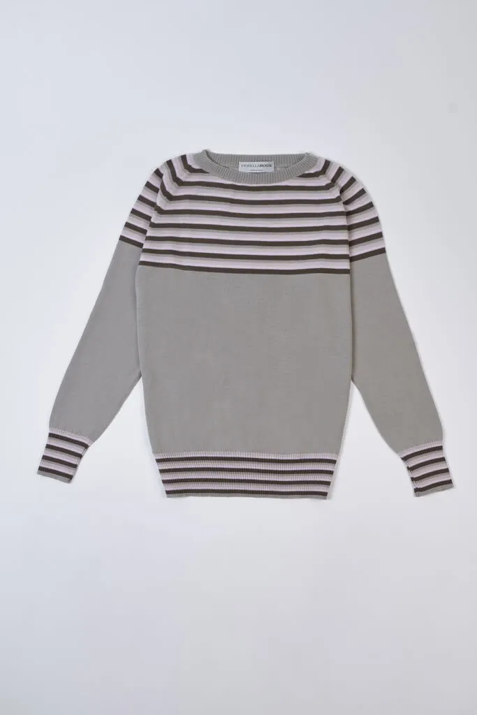 Ladies' Striped Pullover