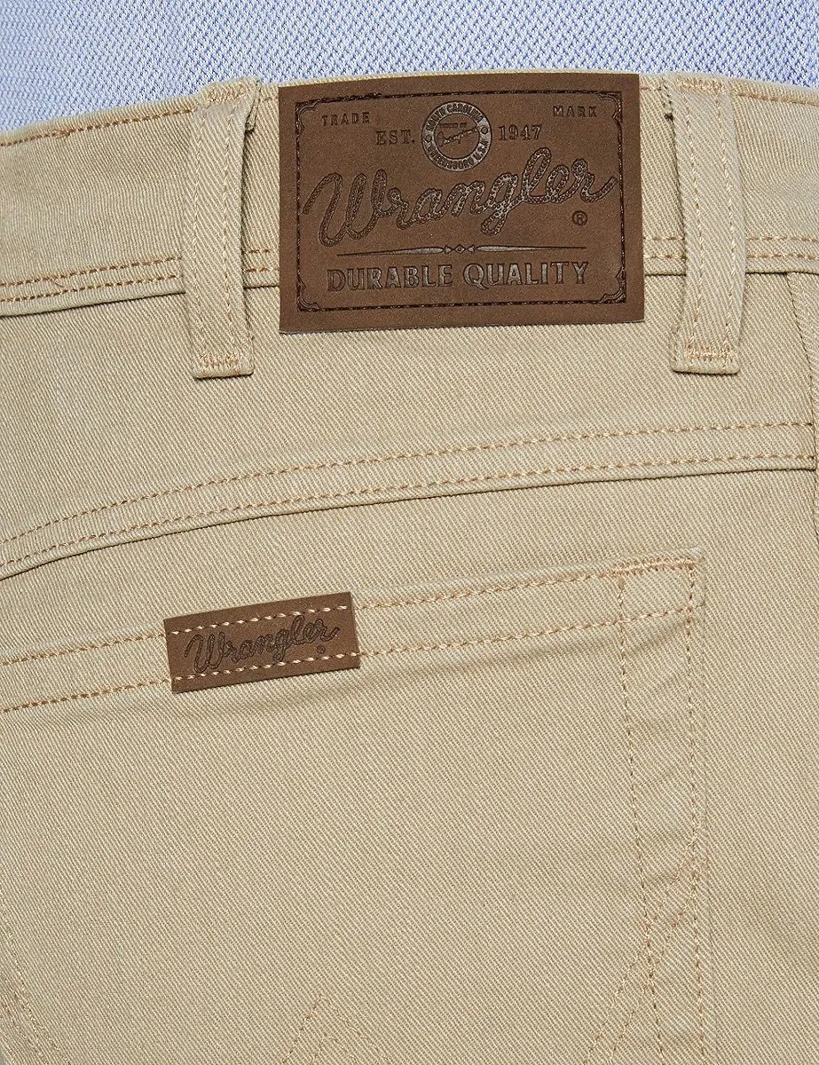 Wrangler Camel Jeans Durable Fabric