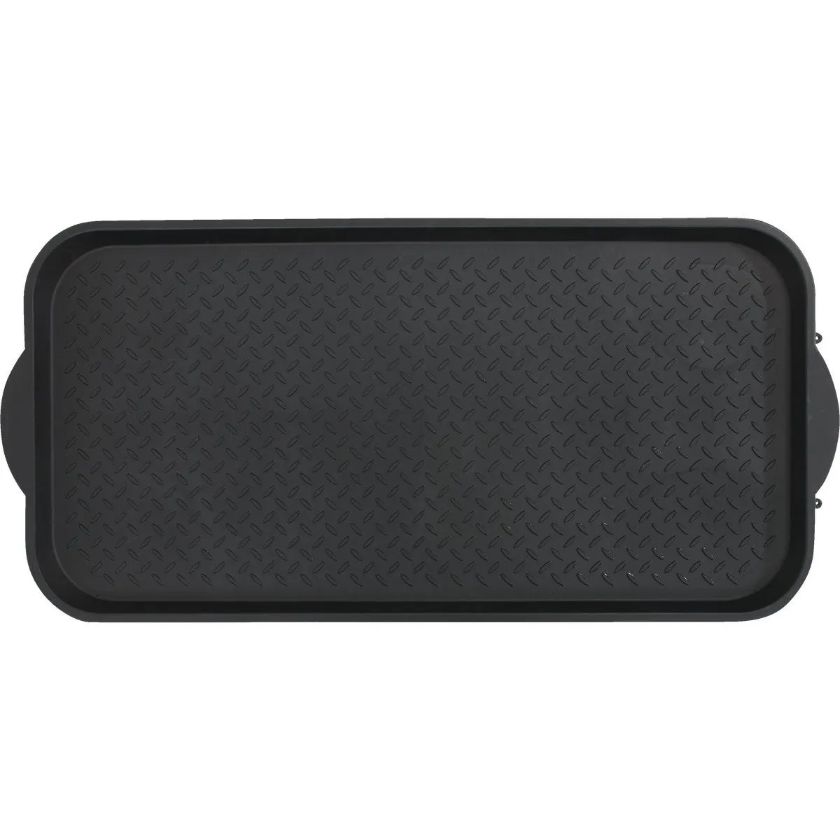 XL 18.9 x 39.3 Inch Black Boot Tray made of Recycled Plastic