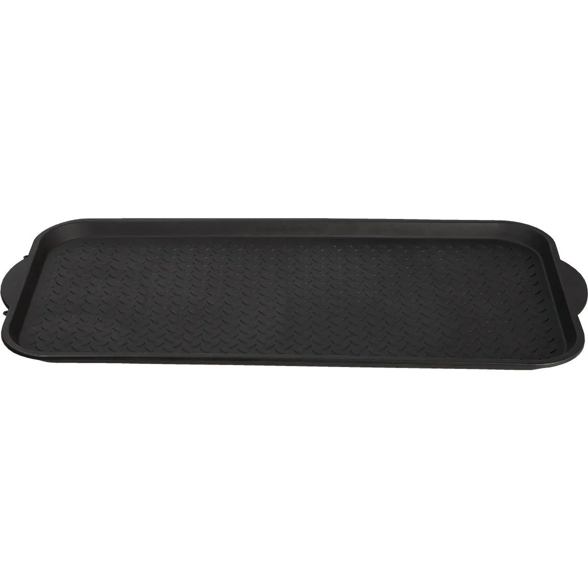 XL 18.9 x 39.3 Inch Black Boot Tray made of Recycled Plastic