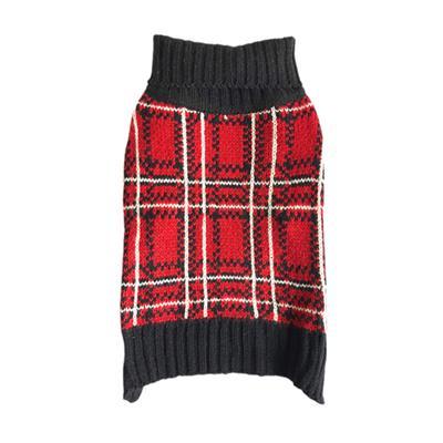 Zack & Zoey Plaid Turtleneck Sweater - Online Shopping