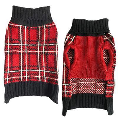 Zack & Zoey Plaid Turtleneck Sweater - Online Shopping