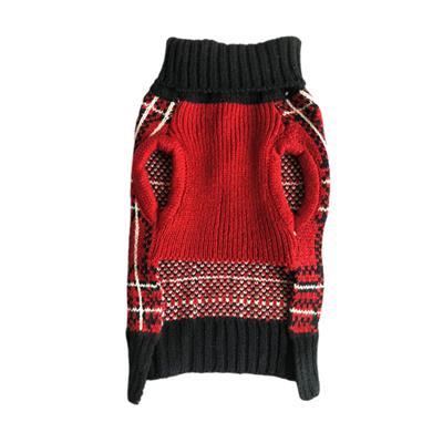 Zack & Zoey Plaid Turtleneck Sweater - Online Shopping