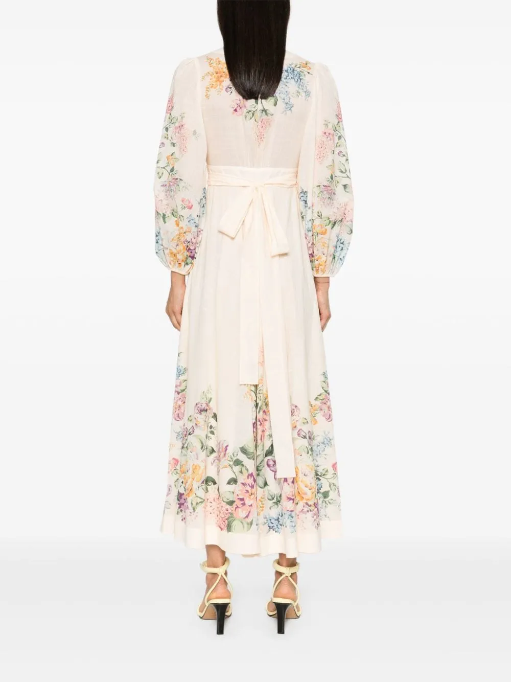 Blooming Garden Wrap Midi Dress - ZIMMERMANN